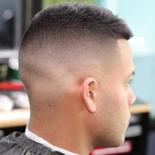 Короткие мужские стрижки под машинку. Простая стрижка под машинку 21