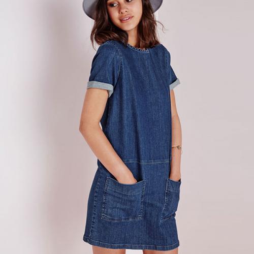 Можно ли носить джинсовое платье в холодное время года. Популярные фасоны