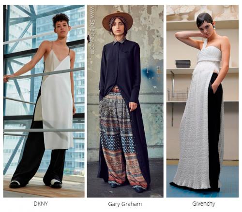 Как возник тренд платье с брюками в 2025 году. Платье + брюки. Совместимы ли?