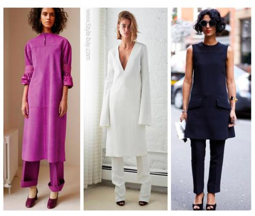 Как возник тренд платье с брюками в 2025 году. Платье + брюки. Совместимы ли?