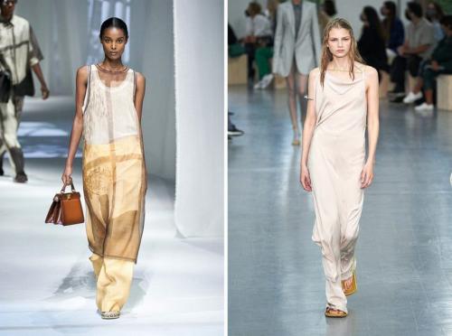 Какие мероприятия подходят для ношения платья с брюками в 2025 году. Какие платья носят с брюками