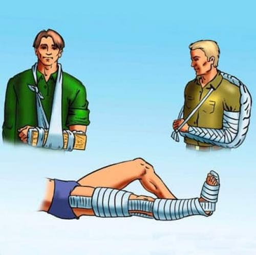 Первая помощь при ушибах, порезах и ссадинах 01