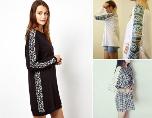 Как расширить трикотажное платье. Как расширить или удлинить одежду, идеи взяты с сайта Как сэкономить и просто подборка идей