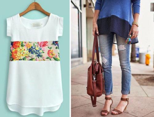 Как расширить трикотажное платье. Как расширить или удлинить одежду, идеи взяты с сайта Как сэкономить и просто подборка идей