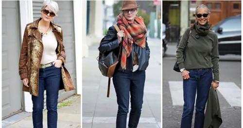 Джинсовый стиль для женщин 50 лет 2022. Лучшие фасоны джинсов после пятидесяти