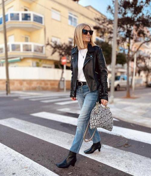 Джинсы для женщин после 40 лет 2022. Какие тренды весны 2022 идеальны для зрелых дам: учимся на примерах блогеров 06 Джинсы для женщин после 40 лет 2022. Какие тренды весны 2022 идеальны для зрелых дам: учимся на примерах блогеров 06