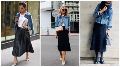 С чем носить джинсовую куртку женщине. С чем носить женскую джинсовую куртку