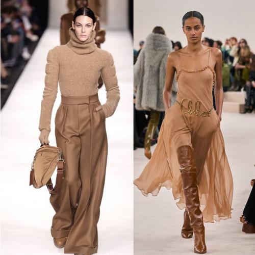 Макияж в главном цвете 2025 года Mocha Mousse. Цвет года 2025 — шоколадный Mocha Mousse