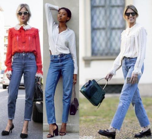 Джинсы 2021 для женщин з.  Деним – материал вне времени