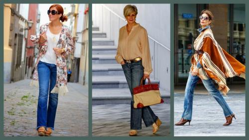 Джинсы для пожилых женщин. Эвелина Хромченко объяснила взрослым женщинам, как носить джинсы после 50 лет и не выглядеть дешево