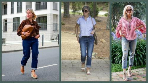 Джинсы для пожилых женщин. Эвелина Хромченко объяснила взрослым женщинам, как носить джинсы после 50 лет и не выглядеть дешево