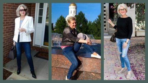 Джинсы для пожилых женщин. Эвелина Хромченко объяснила взрослым женщинам, как носить джинсы после 50 лет и не выглядеть дешево