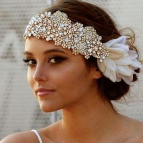 Украшения на волосы короткие. Для подружки 02