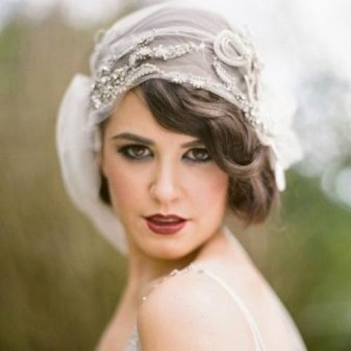 Украшения на волосы короткие. Для подружки 06