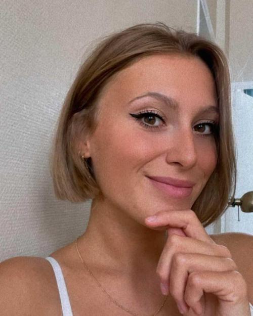 Челка прямая не густая. 8 видов челок 03