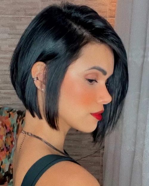 Челка прямая не густая. 8 видов челок 05