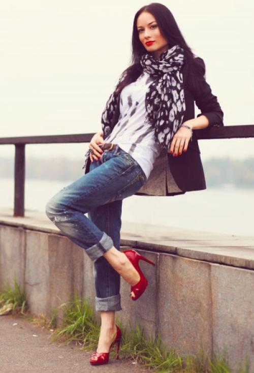 Джинсы бойфренды для женщин посл.  