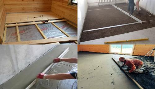 Какие виды черновых напольных покрытий существуют