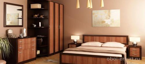 Как можно сочетать обои с другими элементами дизайна спальни